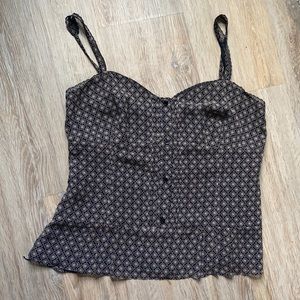 Retro patterned tank